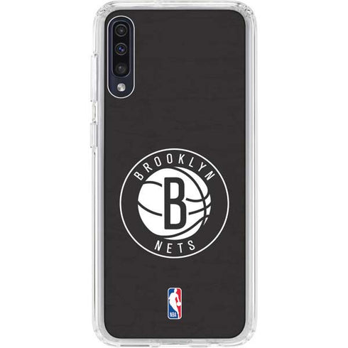 NBA Brooklyn Nets Distressed Galaxy A50 Clear Case